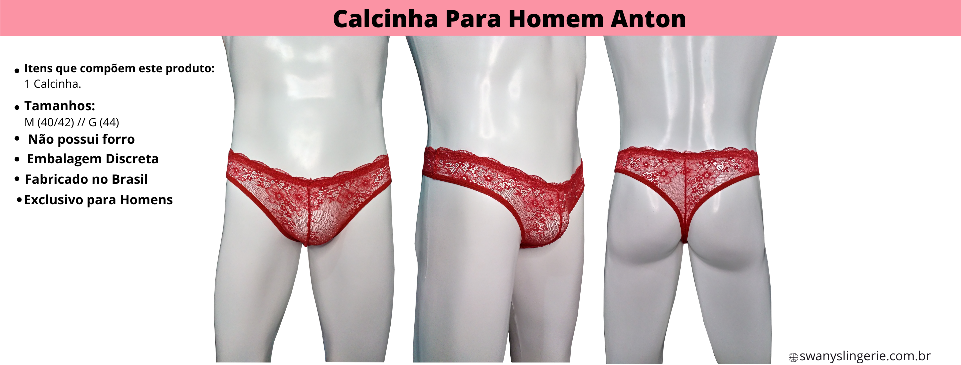 Calcinha Masculina Anton